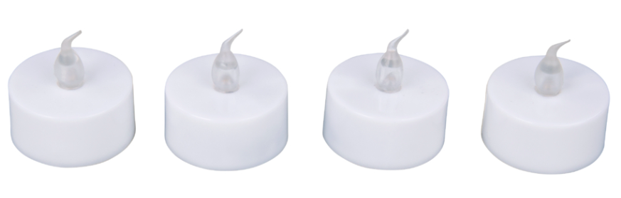 LED Teelicht inkl. Batterie x4